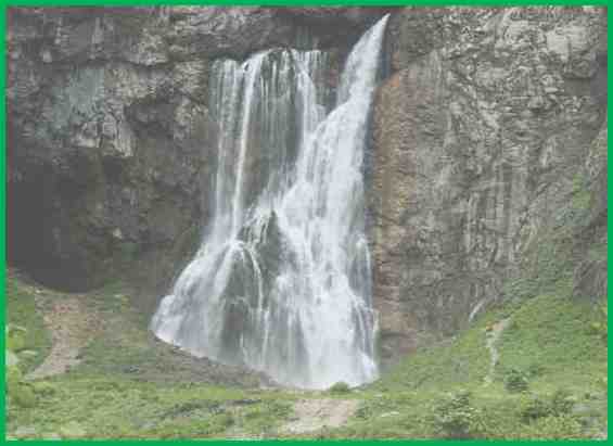 Гегский водопад Абхазии